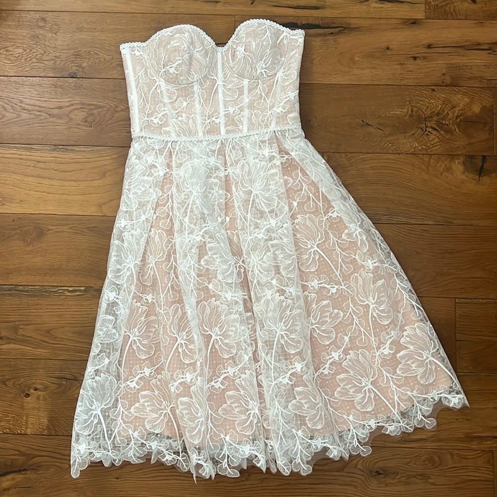 Nadine Merabi Olivia White Dress